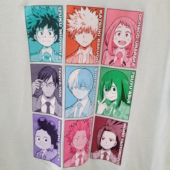 My Hero Academia Shirt Size Medium Graphic T-shirt Anime Manga #2140 - Picture 3 of 7